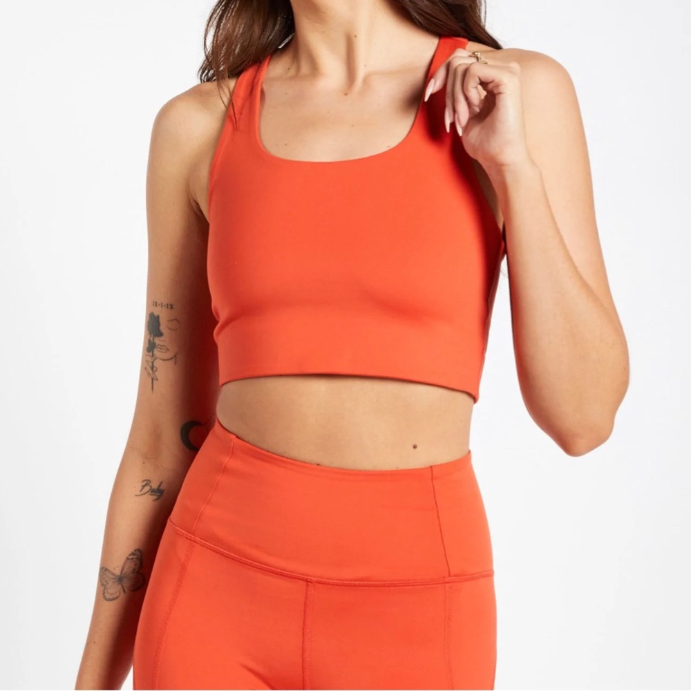 Girlfriend Collective | Paloma Racerback Bra - Tart - Medium